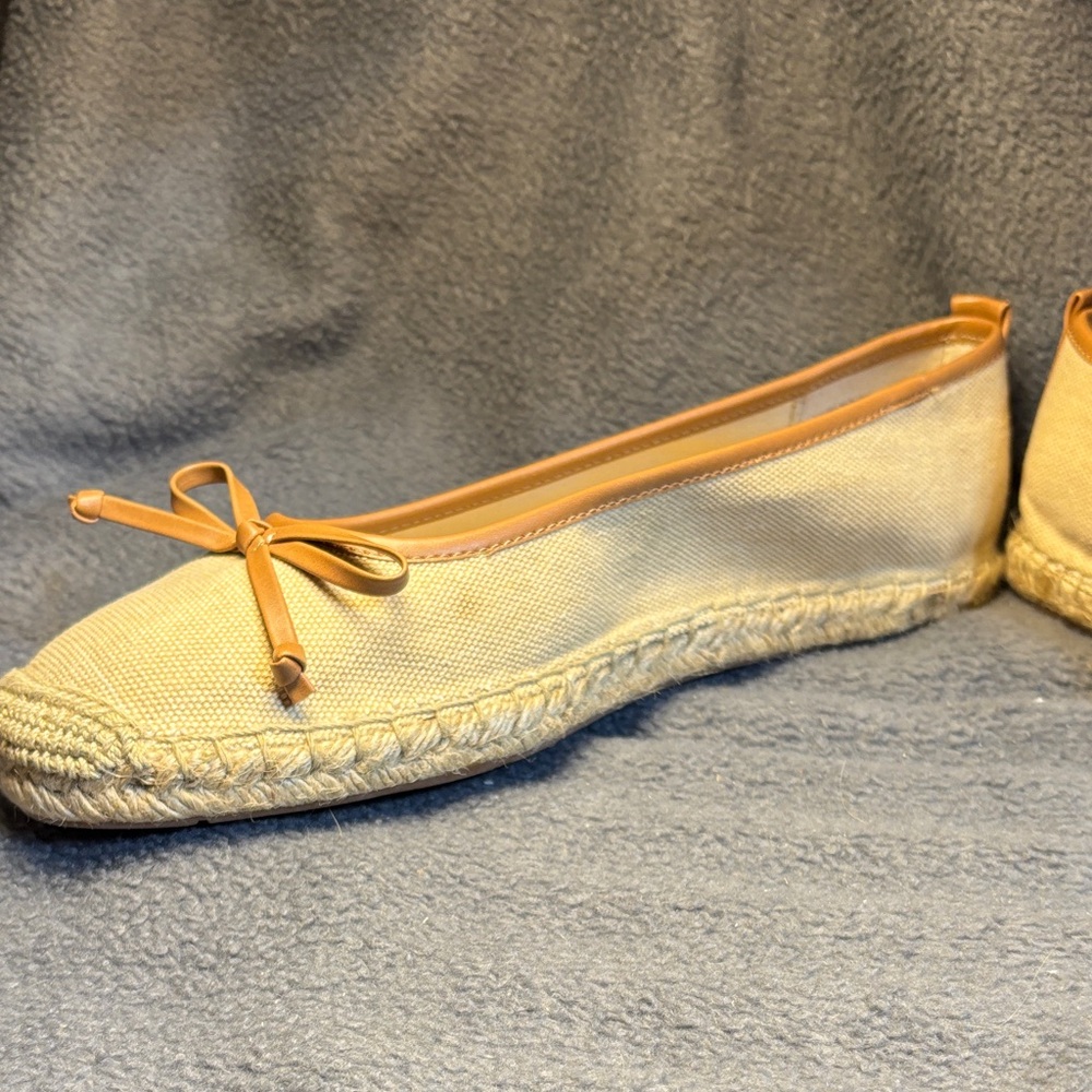 Franco Sarto Cream and Tan Espadrilles - Picture 3 of 8